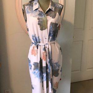 Calvin Klein collar shirt dress